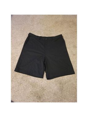 Haggar Men's Black Woven Shorts Size 38